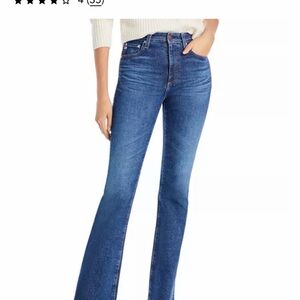 Ag Adriano Goldschmied Flare Jeans in Deep Blue